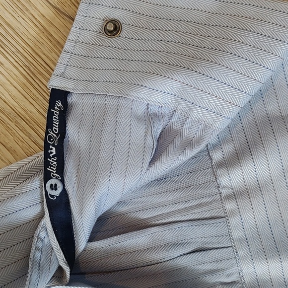 ENGLISH LAUNDRY Long Sleeve Cuffed Shirt with Embroidered Detail XL - Picture 3 of 9